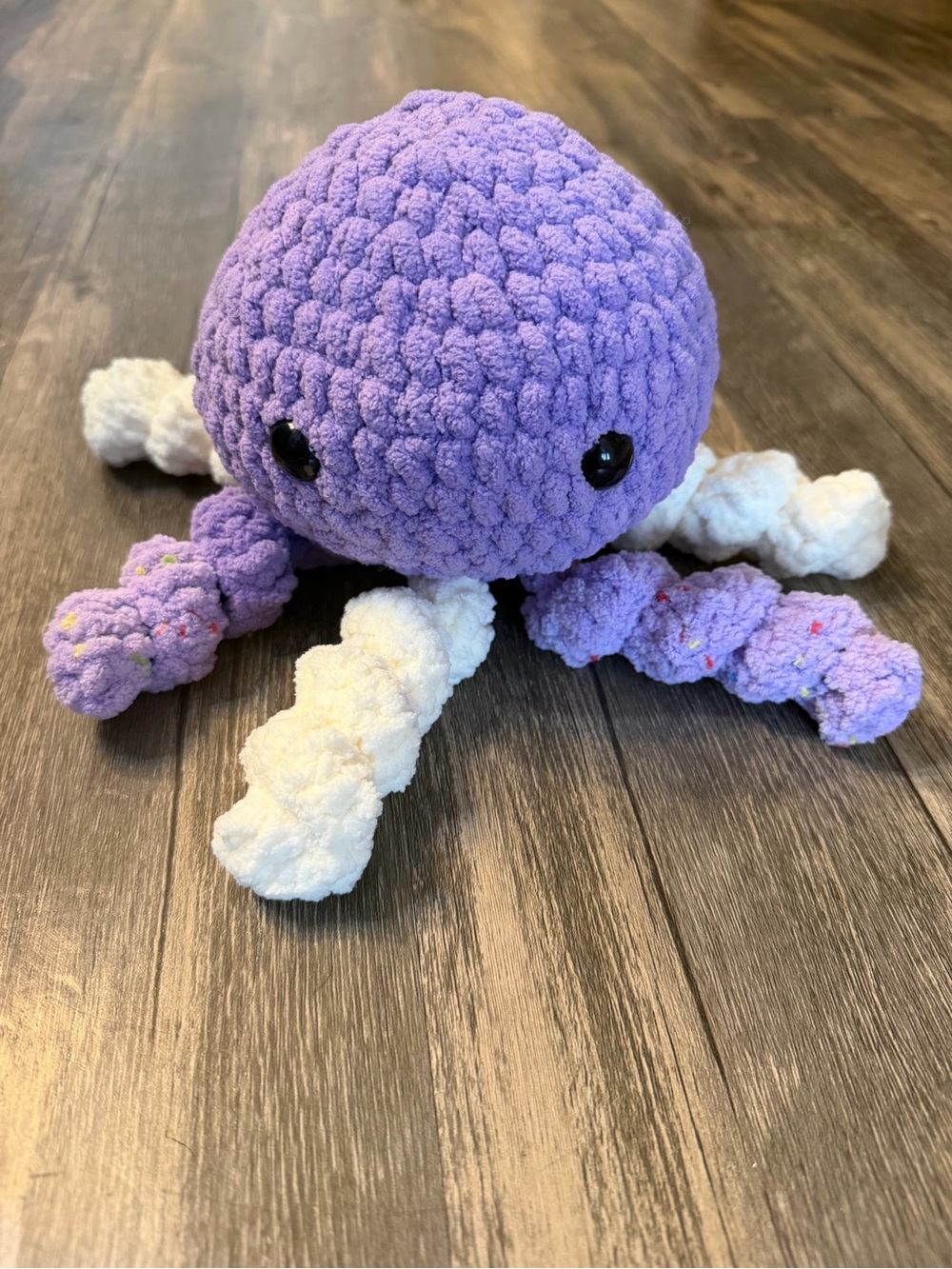 CUSTOM ORDER- Purple Octopus Crochet Plushie 🐙